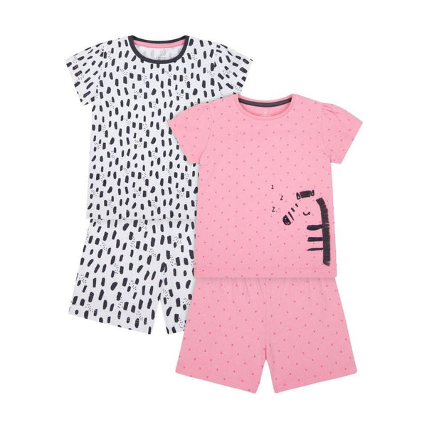 Mothercare Zebra shortie pyjamas - 2 pack (1.5-2 years)