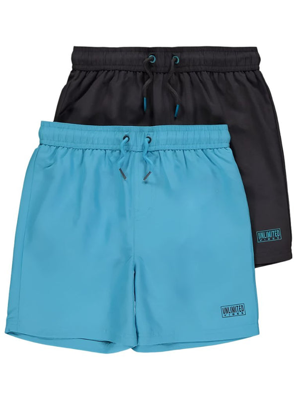 George 2 Pack Boys Swimwear