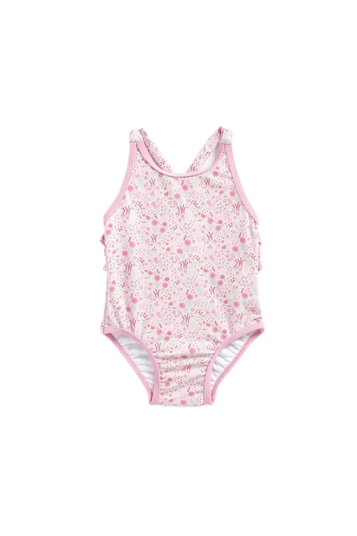 Mothercare Girls Floral Swimsuit