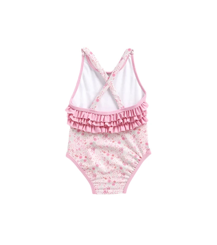 Mothercare Girls Floral Swimsuit