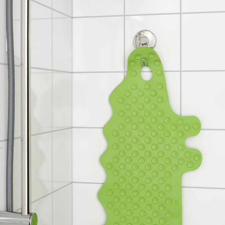 Ikea Bathtub mat, crocodile green 33x90cm