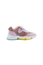 Mothercare Uk Knitted Purple Girls Trainers 