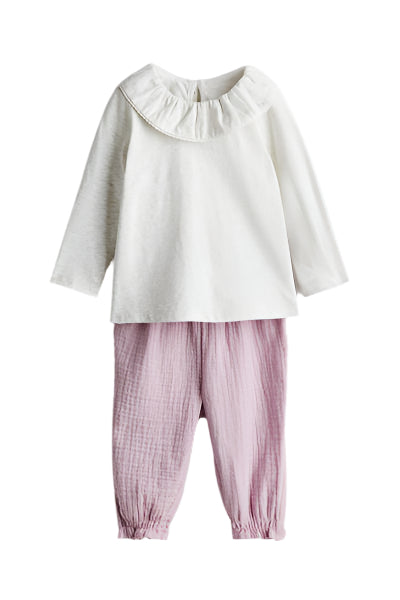 H&M UK 2-piece blouse and trousers set